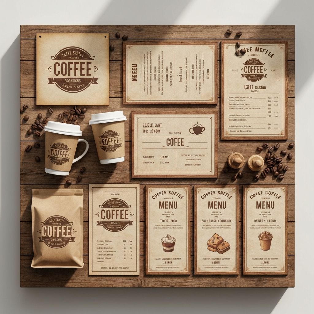 Coffee Shop Brand Package — Brand Identity by JTH Graphix Production